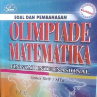 Soal Dan Pembahasan Olimpiade Matematika Tingkat Internasional