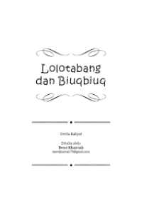 Lolotabang dan Biuqbiuq