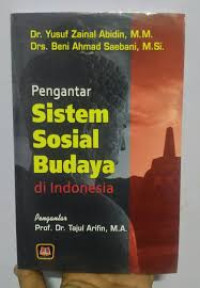 Pengantar Sistem Sosial Budaya di Indonesia